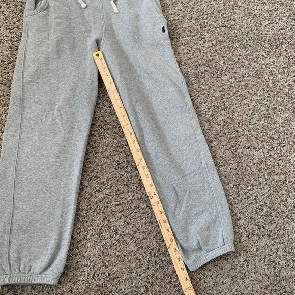 Polo Ralph Lauren Gray Kids Sweatpants L Drawstring Elastic Waist - Picture 6 of 7